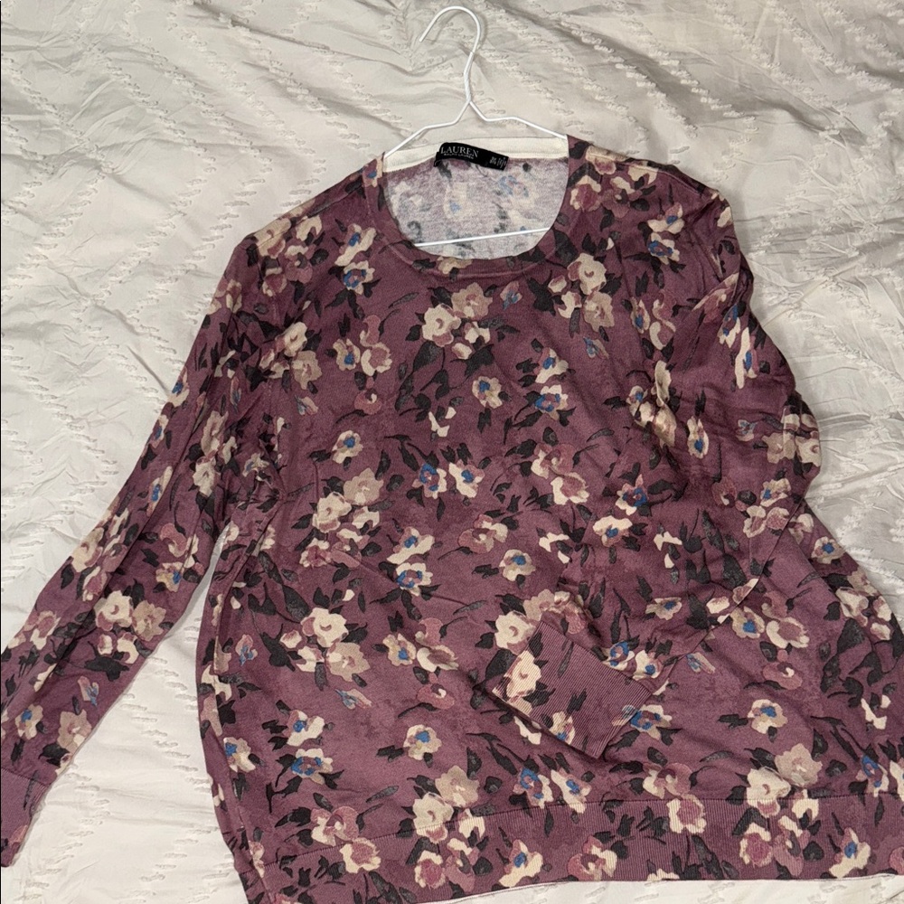 Ralph Lauren Abstract Patterned Sweater